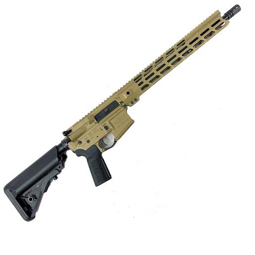 CheyTac Freedom Forged CT15F 5.56mm NATO 16in Flat Dark Earth Cerakote Semi Automatic Modern Sporting Rifle - 10+1 Rounds - Tan image
