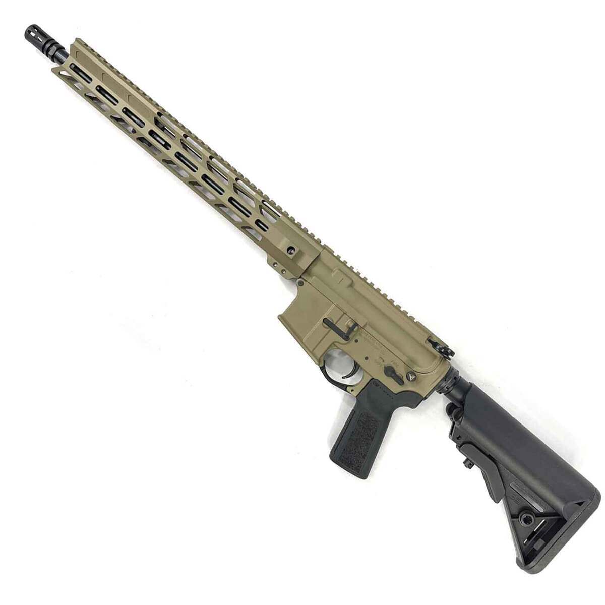 CheyTac Freedom Forged CT15F 5.56mm NATO 16in Flat Dark Earth Cerakote Semi Automatic Modern Sporting Rifle - 10+1 Rounds - Tan CheyTac Freedom Forged CT15F 5.56mm NATO 16in Flat Dark Earth Cerakote Semi Automatic Modern Sporting Rifle - 10+1 Rounds - Tan