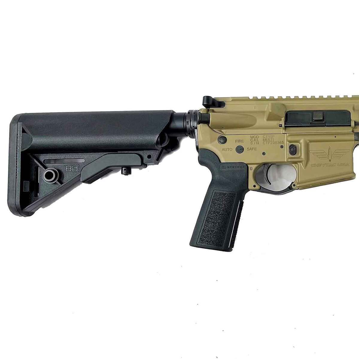 CheyTac Freedom Forged CT15F 5.56mm NATO 16in Flat Dark Earth Cerakote Semi Automatic Modern Sporting Rifle - 10+1 Rounds - Tan CheyTac Freedom Forged CT15F 5.56mm NATO 16in Flat Dark Earth Cerakote Semi Automatic Modern Sporting Rifle - 10+1 Rounds - Tan