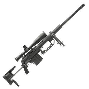 CheyTac M200 Intervention Timney Black Bolt Action Rifle - 375 CheyTac - 29in