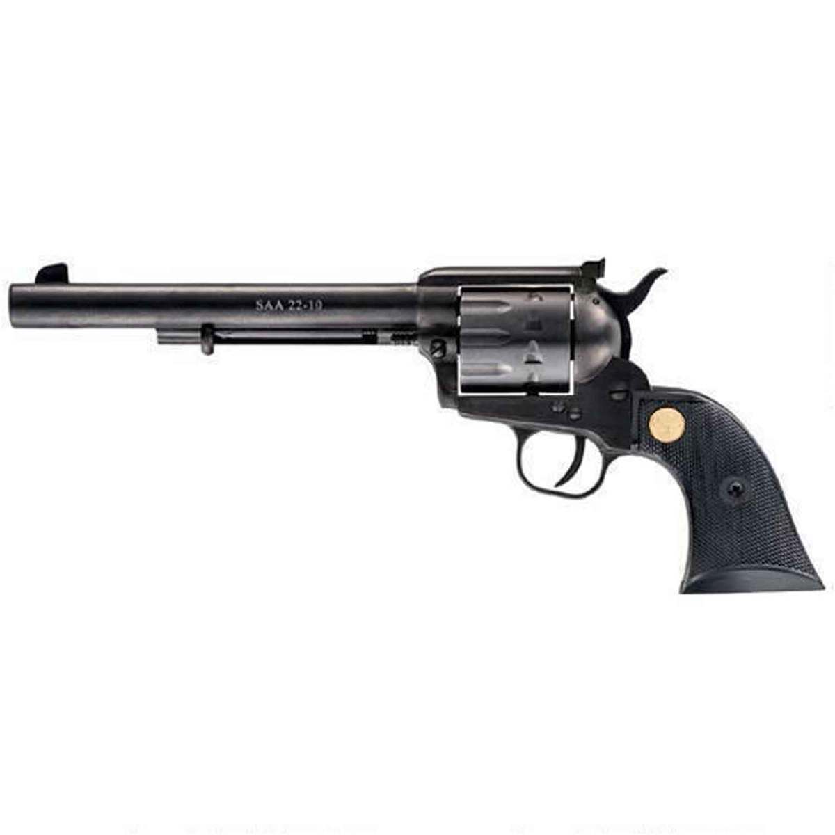 Chiappa 1873 Dual Cylinder 22 Long Rifle 7.5in Blued Revolver - 10 Rounds Chiappa 1873 Dual Cylinder 22 Long Rifle 7.5in Blued Revolver - 10 Rounds