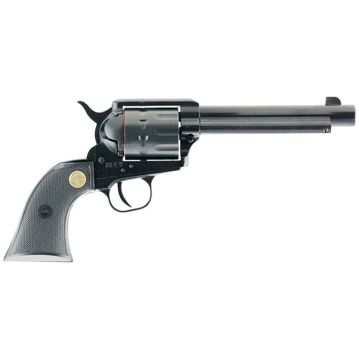 Chiappa 1873 Dual Cylinder 22 Long Rifle 5.5in Black Revolver - 10 Rounds Chiappa 1873 Dual Cylinder 22 Long Rifle 5.5in Black Revolver - 10 Rounds