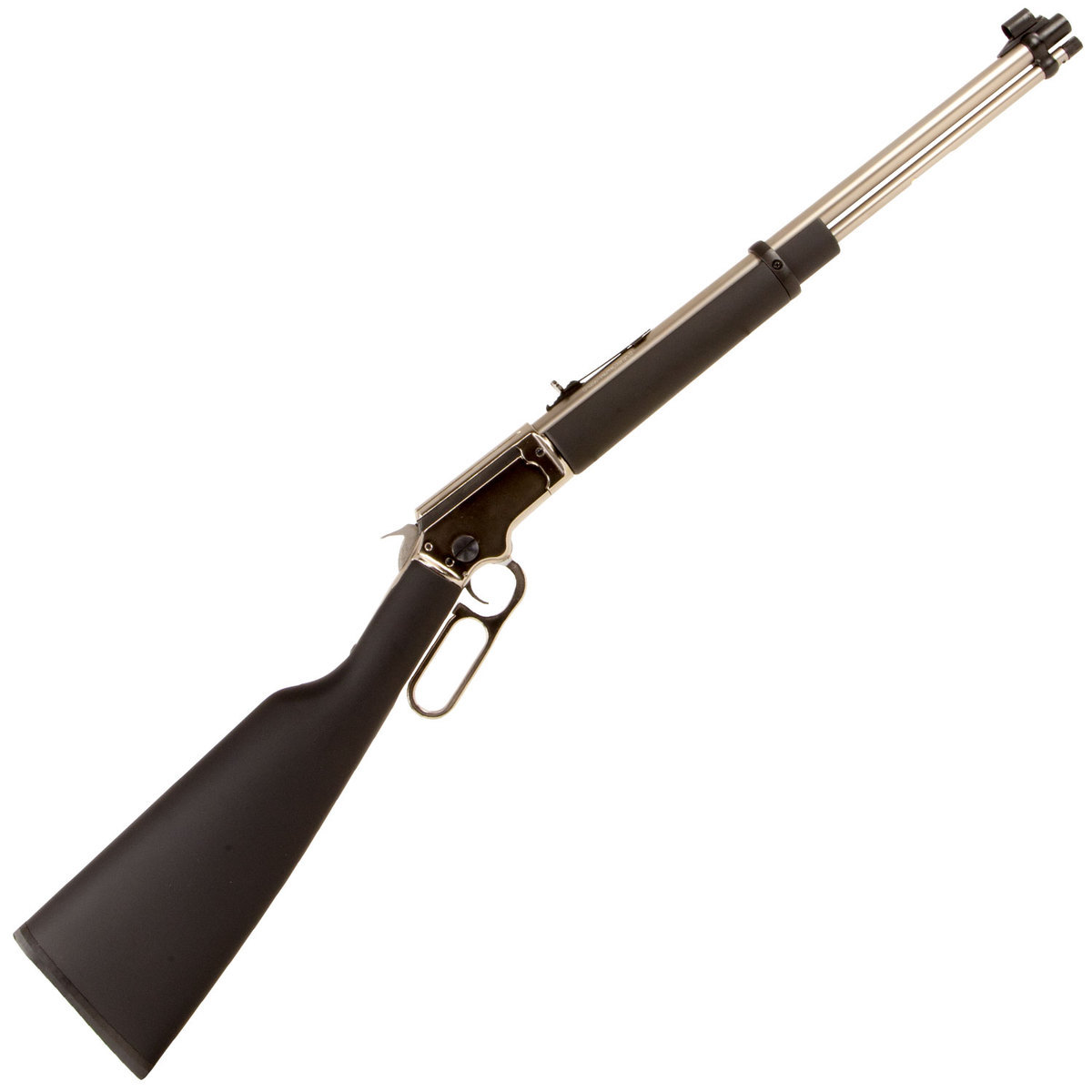Chiappa LA332 Kodiak Cub Take Down Chrome/Black Lever Action Rifle - 22 Long Rifle - Black/Chrome Chiappa LA332 Kodiak Cub Take Down Chrome/Black Lever Action Rifle - 22 Long Rifle - Black/Chrome