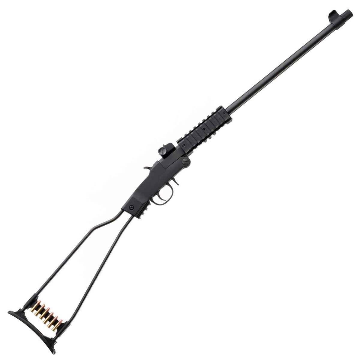 Chiappa Little Badger Blued Single Shot Rifle - 22 Long Rifle - 16.5in - Black Chiappa Little Badger Blued Single Shot Rifle - 22 Long Rifle - 16.5in - Black