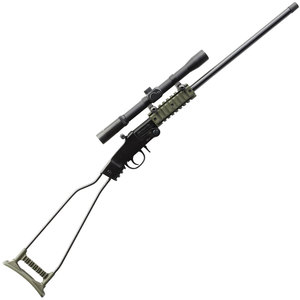 Chiappa Little Badger With Scope OD Green/Black Break Action Rifle - 22 Long Rifle Chiappa Little Badger With Scope OD Green/Black Break Action Rifle - 22 Long Rifle