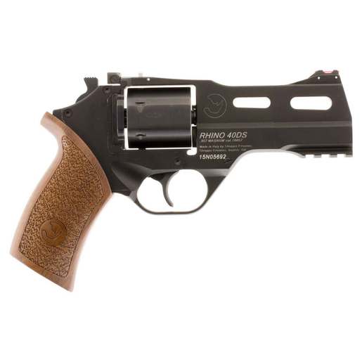 Chiappa Rhino 40SAR 357 Magnum 4in Black Anodized Aluminum Revolver - 6 Round - California Compliant image