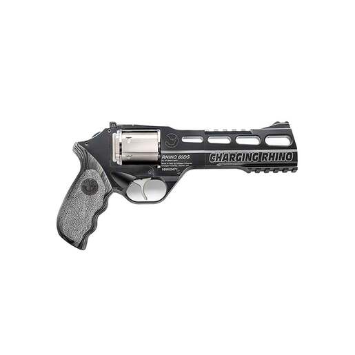 Chiappa Rhino 60DS 9mm Luger 6in Black/Gray Laminate/Nickel Cylinder Revolver - 6 Rounds - CA Compliant image