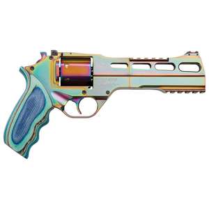 Chiappa Rhino 60DS Nebula 357 Magnum 6in Rainbow PVD Revolver - 6 Rounds