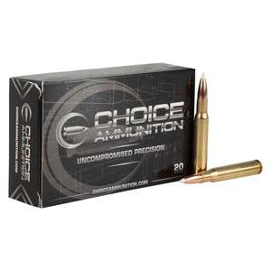 Choice Ammunition 30-06 Springfield 180gr Nosler Accubond Rifle Ammo - 20 Rounds Choice Ammunition 30-06 Springfield 180gr Nosler Accubond Rifle Ammo - 20 Rounds