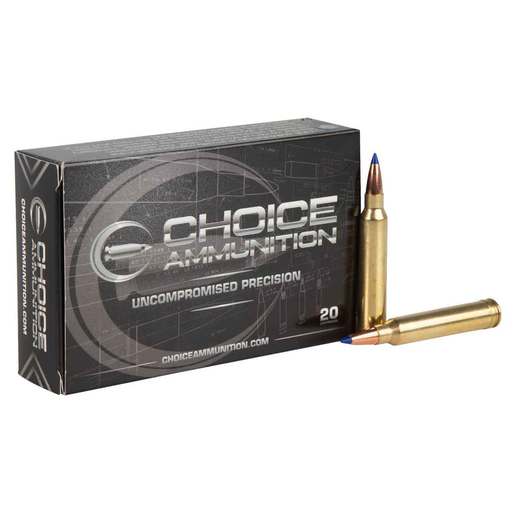 Choice Ammunition 300 Winchester Magnum 168gr Barnes TTSX Rifle Ammo – 20 Rounds