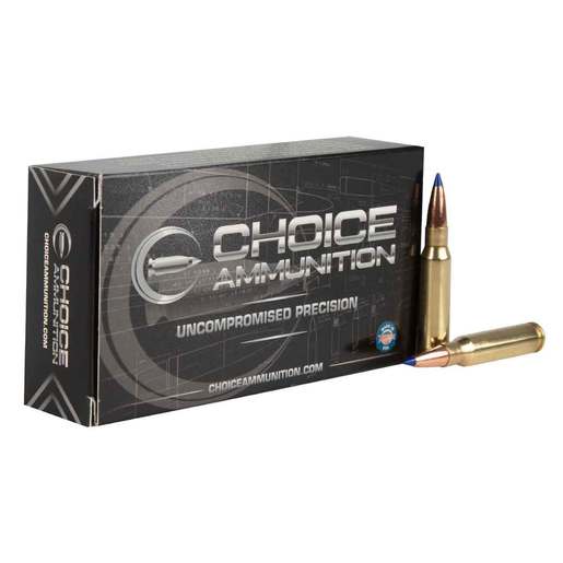 Choice Ammunition 308 Winchester 168gr Barnes TTSX Rifle Ammo – 20 Rounds