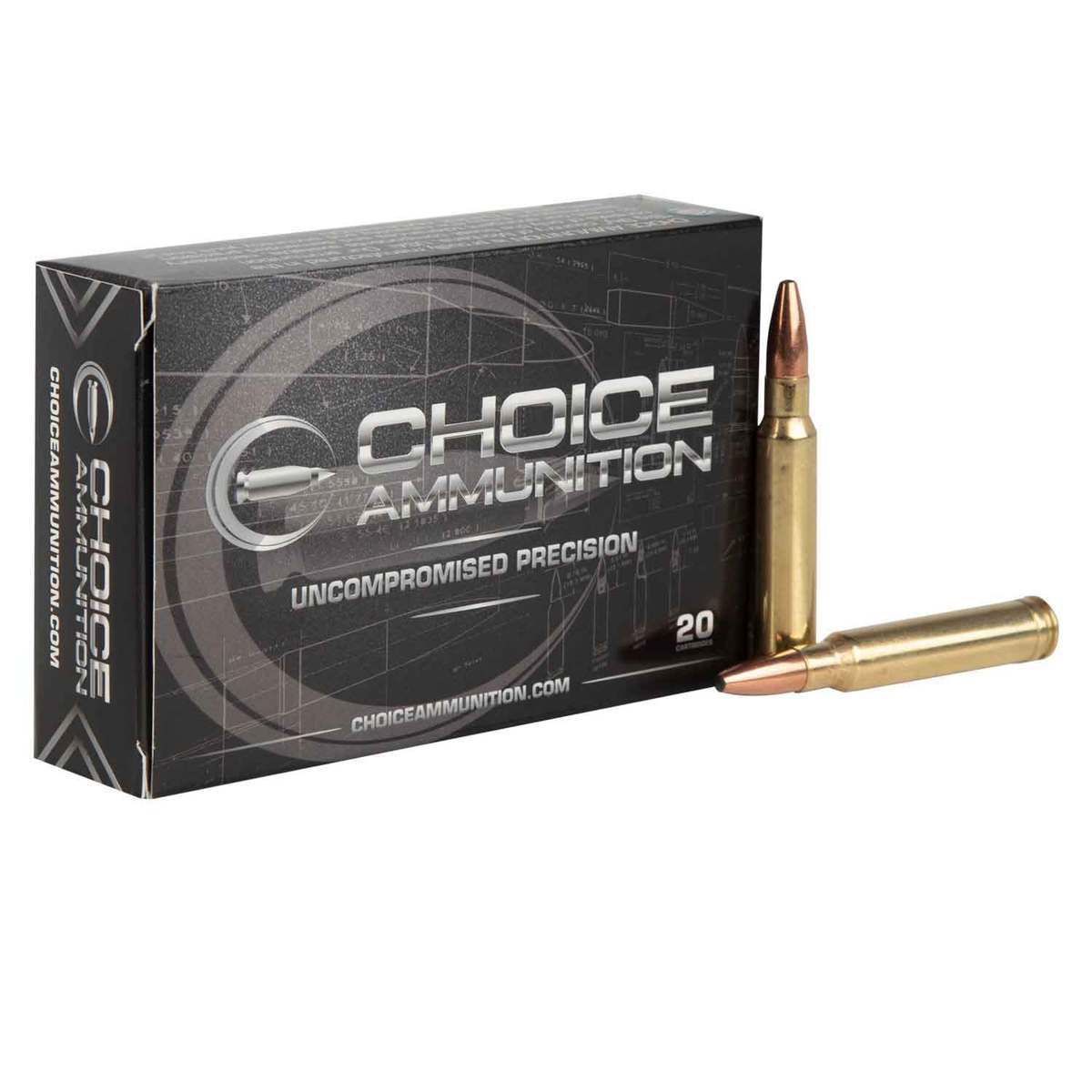 Choice Ammunition 338 Winchester Magnum 250gr Swift A-Frame Rifle Ammo - 20 Rounds Choice Ammunition 338 Winchester Magnum 250gr Swift A-Frame Rifle Ammo - 20 Rounds