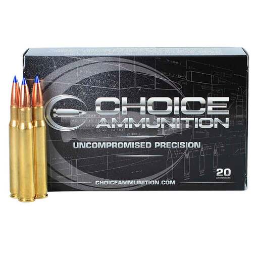 Choice Ammunition Barnes TTSX 7mm-08 Remington 140gr FMJ Rifle Ammo – 20 Rounds