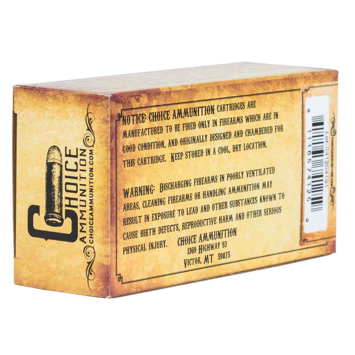 Choice Ammunition Cowboy Action 357 Magnum 158gr RNFP Handgun Ammo - 50 Rounds Choice Ammunition Cowboy Action 357 Magnum 158gr RNFP Handgun Ammo - 50 Rounds
