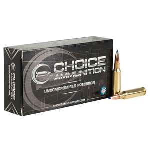 Choice Ammunition Long Range 6.5 Creedmoor 120gr Barnes TTSX Rifle Ammo - 20 Rounds