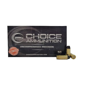 Choice Ammunition Uncompromised Precision 10mm Auto 180gr  Handgun Ammo - 50 Rounds