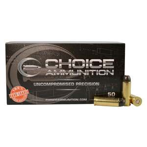 Choice Ammunition Uncompromised Precision 45 (Long) Colt 200gr Handgun Ammo - 50 Rounds