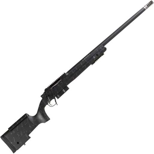 Christensen Arms BA Tactical Black Nitride Bolt Action Rifle - 308 Winchester - Black with Gray Webbing image