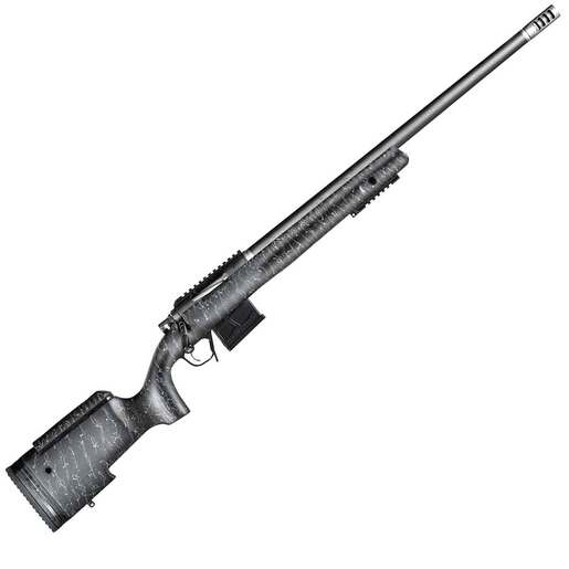 Christensen Arms BA Tactical Black with Gray Webbing Bolt Action Rifle - 6mm Creedmoor - 24in - Black image