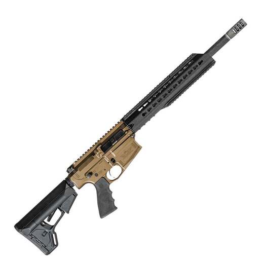 Christensen Arms CA-10 DMR 308 Winchester 18in Burnt Bronze Cerakote Semi Automatic Modern Sporting Rifle - 10+1 Rounds - Brown image