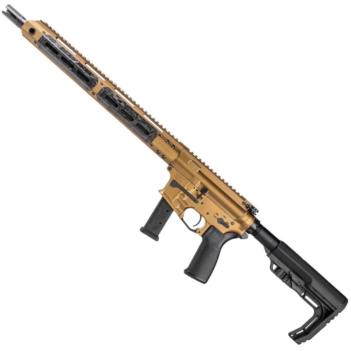 Christensen Arms CA9MM M-Lok 9mm Luger 16in Burnt Bronze/Black Semi Automatic Modern Sporting Rifle - 30+1 Round - Brown Christensen Arms CA9MM M-Lok 9mm Luger 16in Burnt Bronze/Black Semi Automatic Modern Sporting Rifle - 30+1 Round - Brown