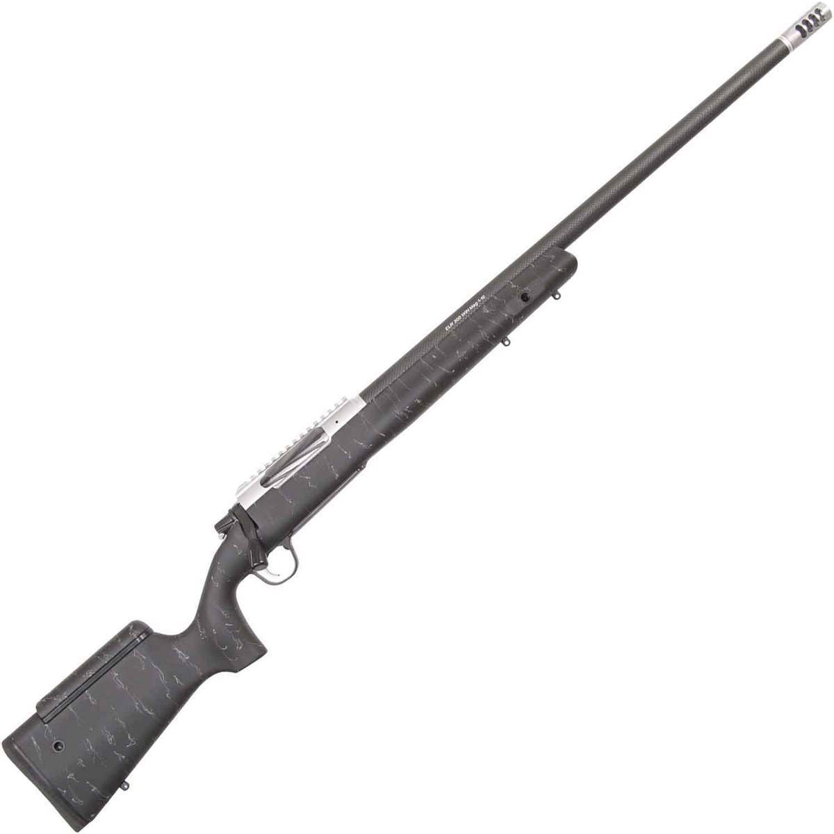Christensen Arms ELR Stainless Bolt Action Rifle - 300 PRC - Black w/Gray Webbing Christensen Arms ELR Stainless Bolt Action Rifle - 300 PRC - Black w/Gray Webbing