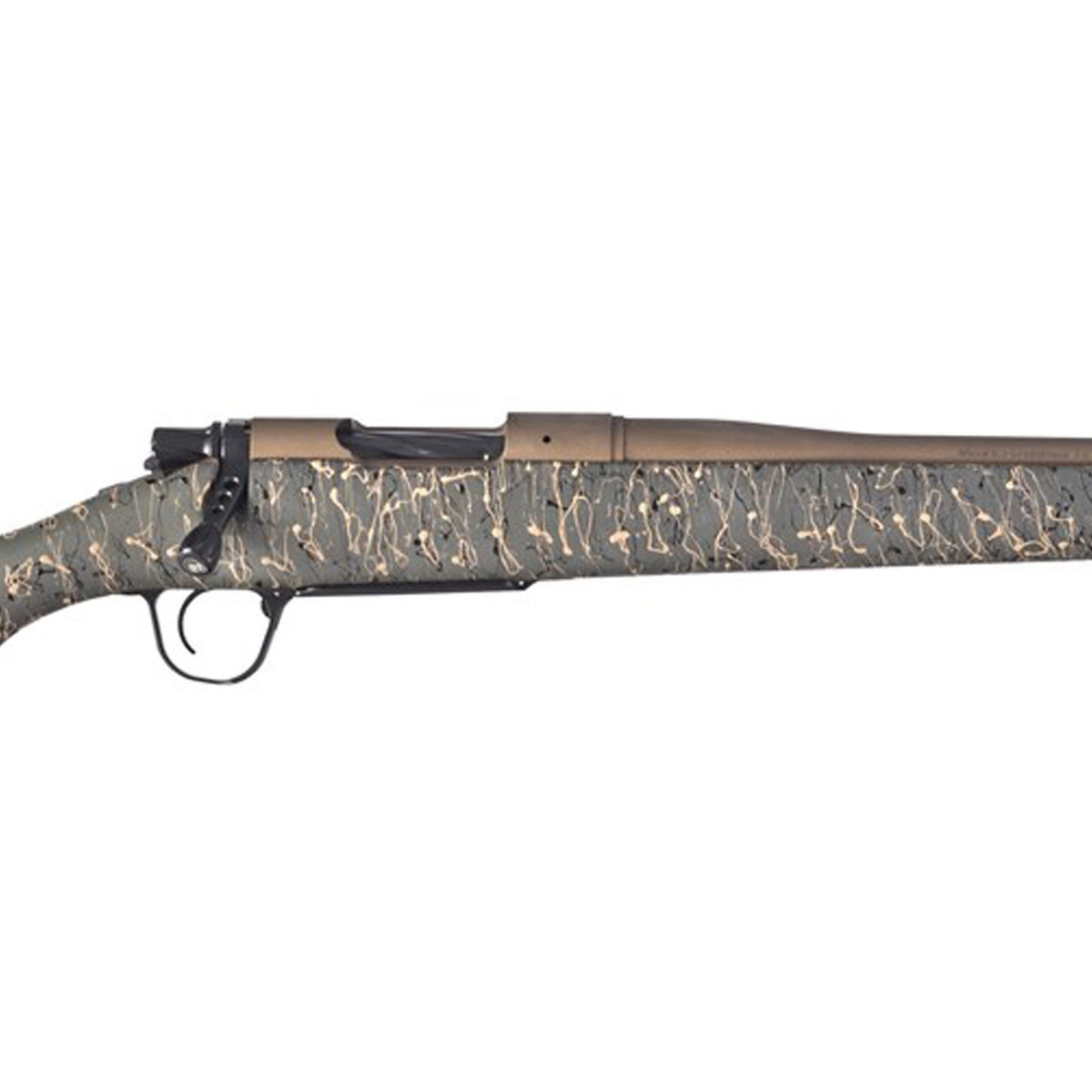 Christensen Arms Mesa Bronze/Green Bolt Action Rifle - 308 Winchester - Green With Black/Tan Webbing Christensen Arms Mesa Bronze/Green Bolt Action Rifle - 308 Winchester - Green With Black/Tan Webbing