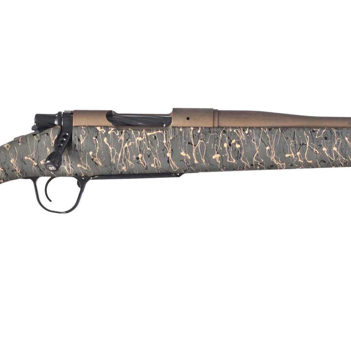 Christensen Arms Mesa Burnt Bronze Cerakote Bolt Action Rifle - 450 Bushmaster - Green w/Black & Tan Webbing Christensen Arms Mesa Burnt Bronze Cerakote Bolt Action Rifle - 450 Bushmaster - Green w/Black & Tan Webbing