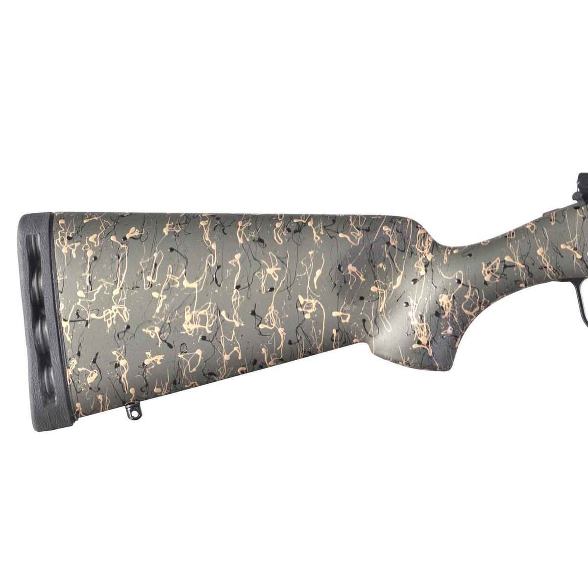 Christensen Arms Mesa Burnt Bronze Cerakote Bolt Action Rifle - 450 Bushmaster - Green w/Black & Tan Webbing Christensen Arms Mesa Burnt Bronze Cerakote Bolt Action Rifle - 450 Bushmaster - Green w/Black & Tan Webbing