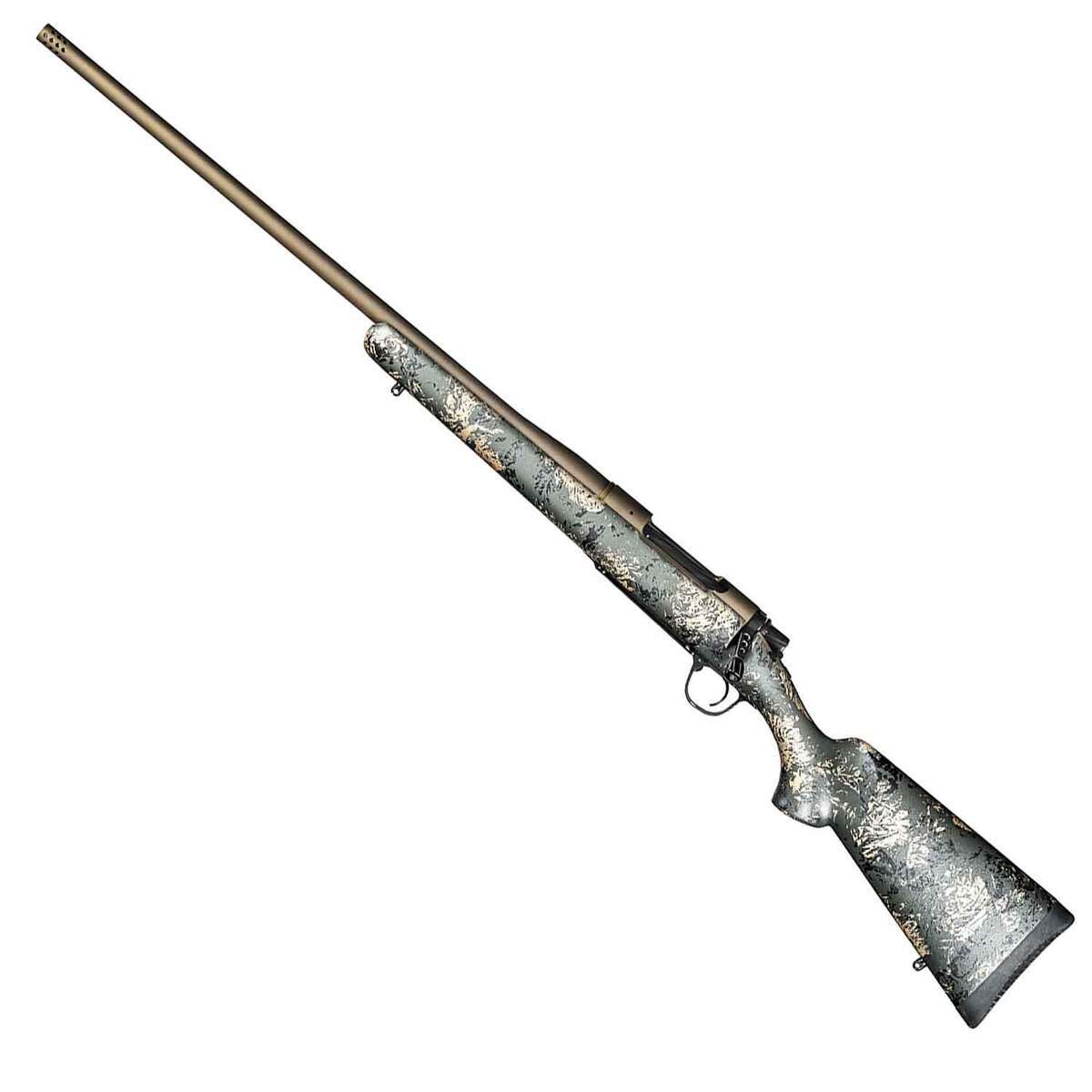 Christensen Arms Mesa FFT Burnt Bronze Cerakote Left Hand Bolt Action Rifle - 28 Nosler - 22in - Camo Christensen Arms Mesa FFT Burnt Bronze Cerakote Left Hand Bolt Action Rifle - 28 Nosler - 22in - Camo