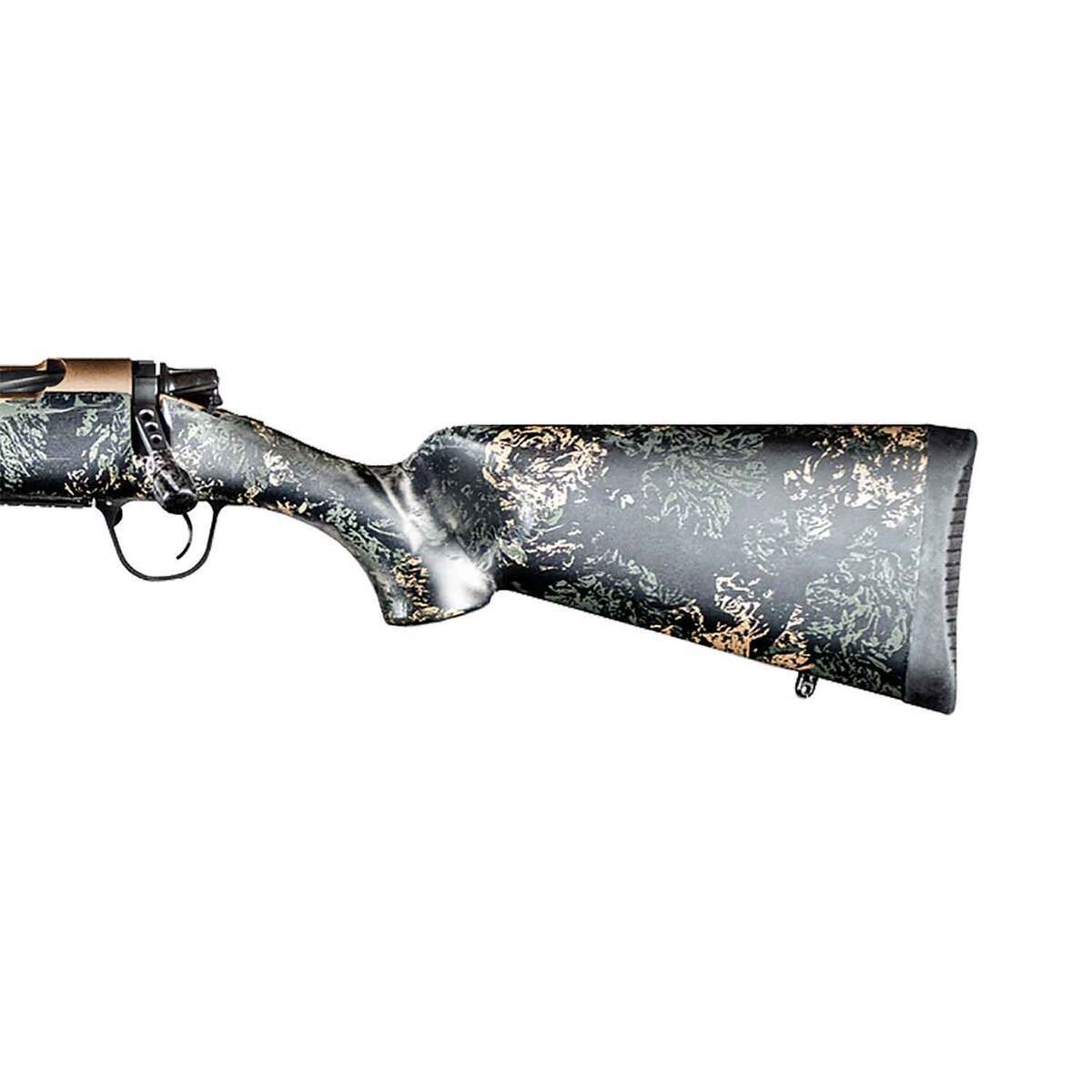 Christensen Arms Mesa FFT Burnt Bronze Cerakote Left Hand Bolt Action Rifle - 7mm-08 Remington - 20in - Carbon with Green and Tan Accents Camo Christensen Arms Mesa FFT Burnt Bronze Cerakote Left Hand Bolt Action Rifle - 7mm-08 Remington - 20in - Carbon with Green and Tan Accents Camo