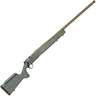 Christensen Arms Mesa Long Range Burnt Bronze Cerakote Bolt Action Rifle - 28 Nosler - 26in - Green with Black and Tan Webbing