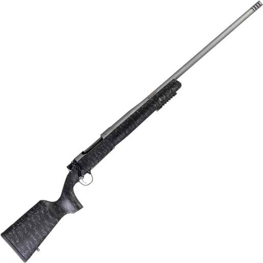 Christensen Arms Mesa Long Range Tungsten Cerakote Bolt Action Rifle - 6.5 PRC - 26in - Black with Gray Webbing image