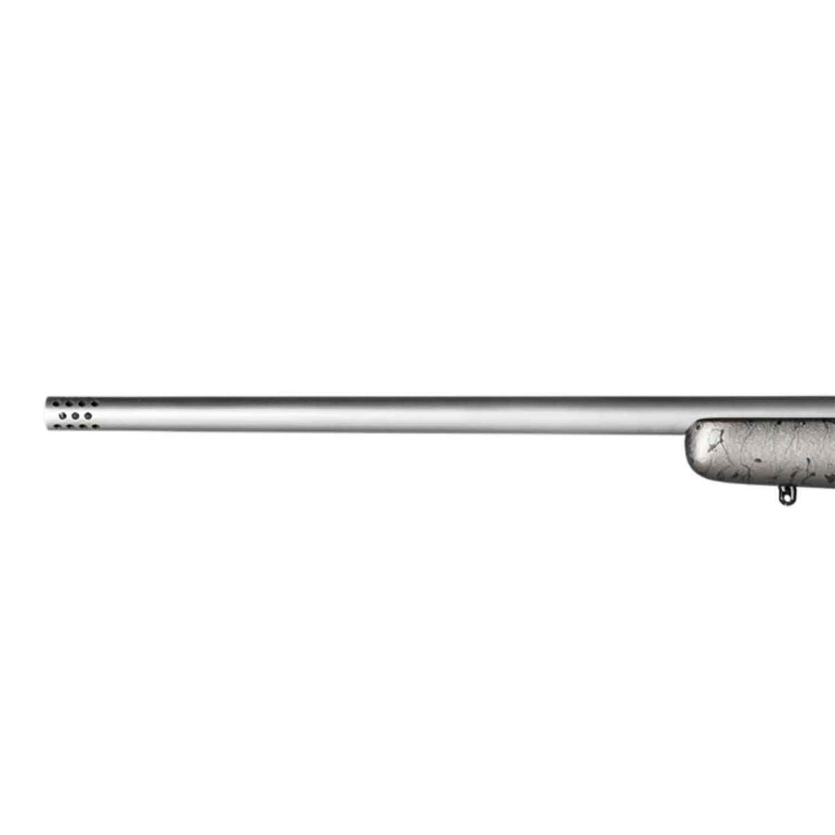 Christensen Arms Mesa Titanium Natural Titanium Left Hand Bolt Action Rife - 300 PRC - 24in - Gray with Black Webbing Christensen Arms Mesa Titanium Natural Titanium Left Hand Bolt Action Rife - 300 PRC - 24in - Gray with Black Webbing