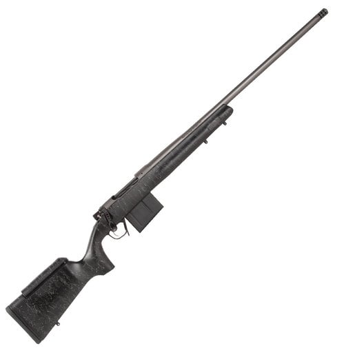 Christensen Arms Mesa Tungsten Cerakote Long Range Bolt Action Rifle - 338 Lapua Magnum - Black With Gray Webbing image