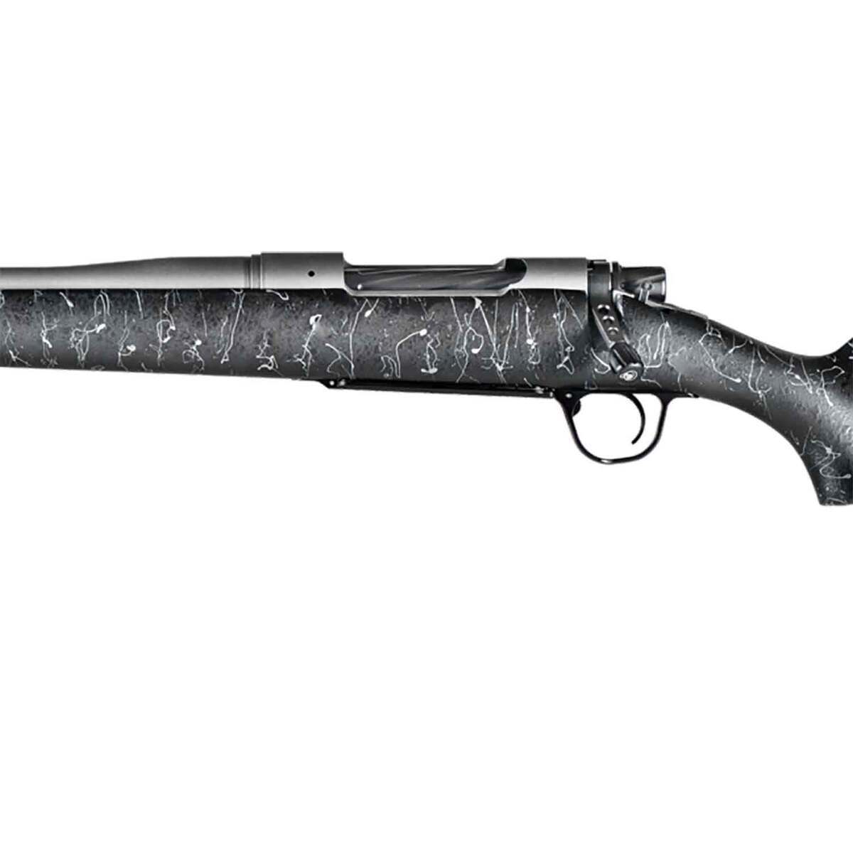 Christensen Arms Mesa Tungsten Gray Cerakote Left Hand Bolt Action Rifle - 28 Nosler - 26in - Black w/ Grey Webbing Christensen Arms Mesa Tungsten Gray Cerakote Left Hand Bolt Action Rifle - 28 Nosler - 26in - Black w/ Grey Webbing