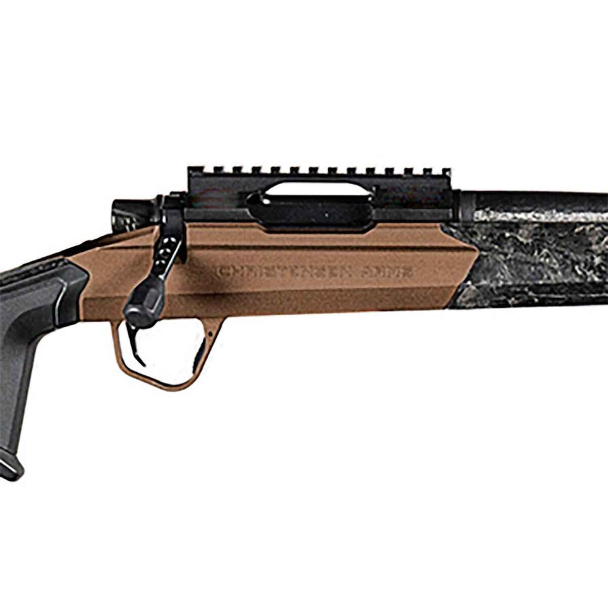 Christensen Arms Modern Hunting Desert Brown Cerakote Bolt Action Rifle - 6.5 PRC - 22in - Brown Christensen Arms Modern Hunting Desert Brown Cerakote Bolt Action Rifle - 6.5 PRC - 22in - Brown