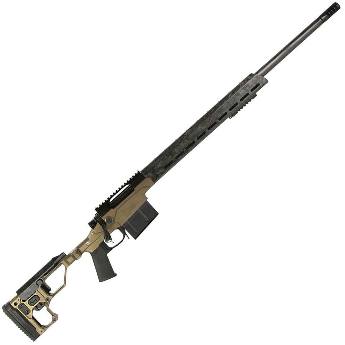 Christensen Arms Modern Precision 338 Laupa Magnum Desert Brown Anodized Bolt Action Rifle - 27in - Tan Christensen Arms Modern Precision 338 Laupa Magnum Desert Brown Anodized Bolt Action Rifle - 27in - Tan