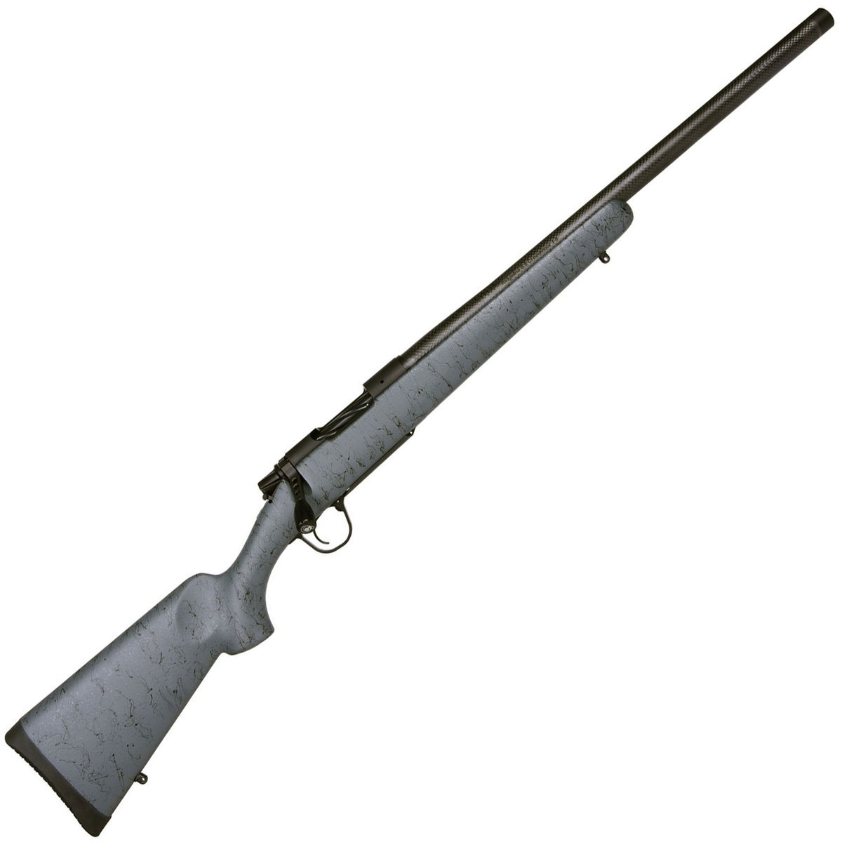 Christensen Arms Ridgeline Black Cerakote Bolt Action Rifle - 28 Nosler - Gray Stock w/Black Webbing Christensen Arms Ridgeline Black Cerakote Bolt Action Rifle - 28 Nosler - Gray Stock w/Black Webbing