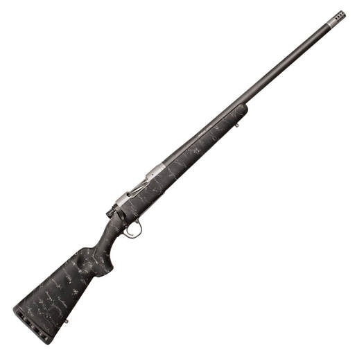 Christensen Arms Ridgeline Black/Stainless Bolt Action Rifle - 300 Remington Ultra Magnum - Black With Gray Webbing image