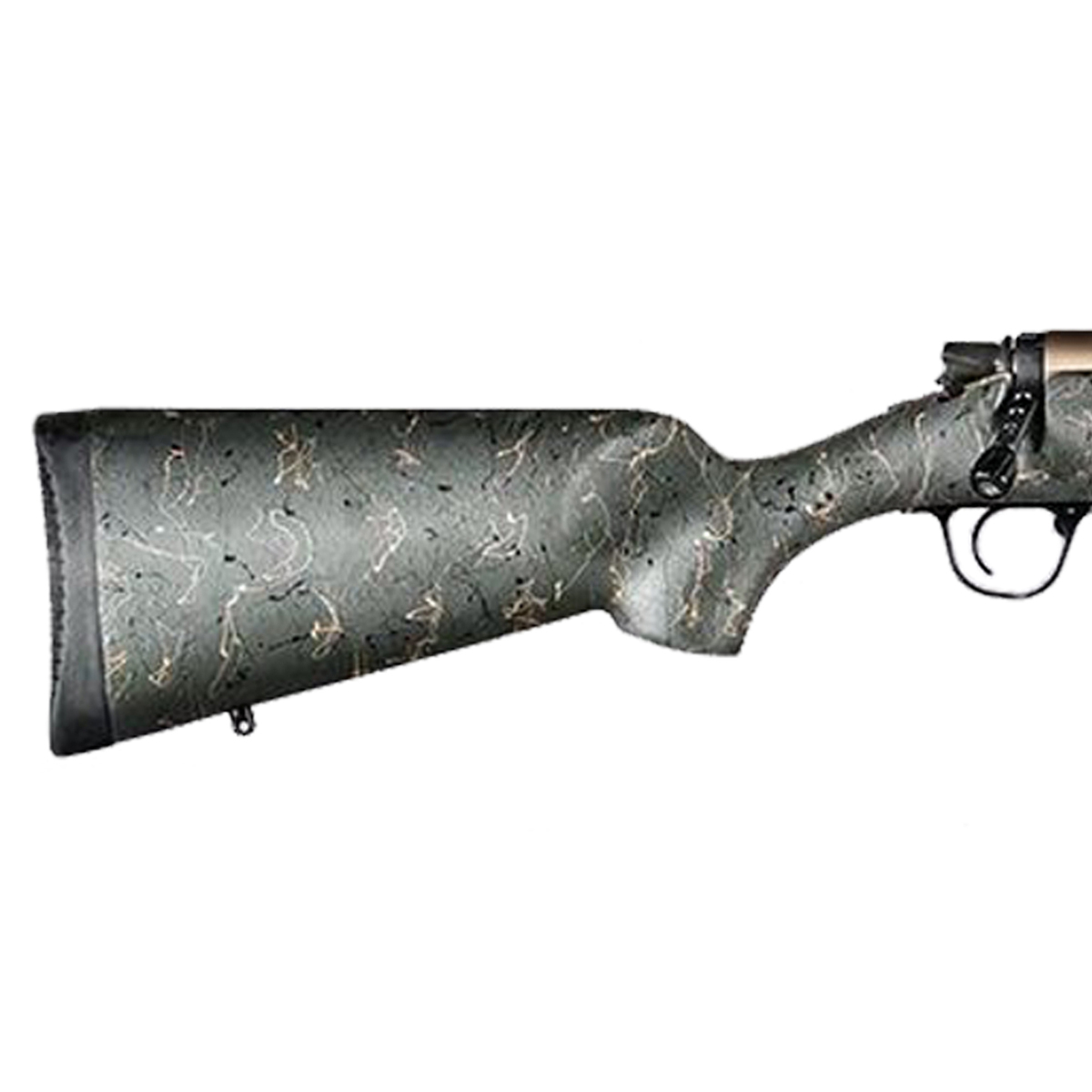 Christensen Arms Ridgeline Bronze/Green Bolt Action Rifle - 280 Ackley Improved - 26in - Green With Black & Tan Webbing Christensen Arms Ridgeline Bronze/Green Bolt Action Rifle - 280 Ackley Improved - 26in - Green With Black & Tan Webbing