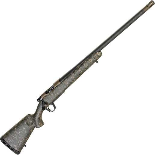 Christensen Arms Ridgeline Burnt Bronze Cerakote Bolt Action Rifle - 6.5 Creedmoor - 20in - Green withBlack & Tan Webbing image