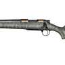 Christensen Arms Ridgeline Burnt Bronze Cerakote Left Hand Bolt Action Rifle - 28 Nosler - 26in - Green with Black and Tan webbing