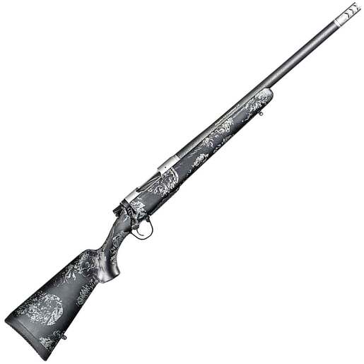 Christensen Arms Ridgeline FFT Natural Stainless Carbon with Gray Accents Bolt Action Rife - 6mm Creedmoor - 20in - Black image