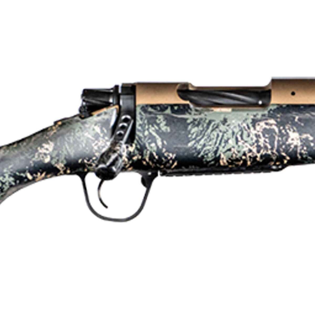 Bolt Access Rife Christensen Arms Ridgeline FFT Burnt Bronze Cerakote Carbon with Green ...