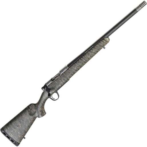 Christensen Arms Ridgeline Stainless Bolt Action Rifle - 450 Bushmaster - 20in - Green withBlack & Tan Webbing image