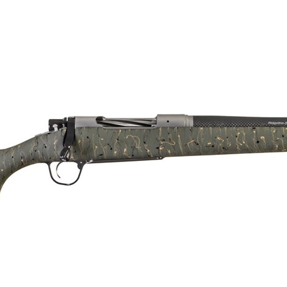 Christensen Arms Ridgeline Stainless/Green Bolt Action Rifle - 300 Remington Ultra Magnum - Green With Black/Tan Webbing Christensen Arms Ridgeline Stainless/Green Bolt Action Rifle - 300 Remington Ultra Magnum - Green With Black/Tan Webbing