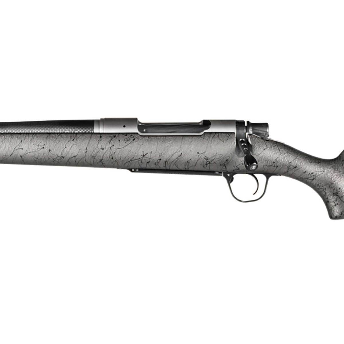 Christensen Arms Ridgeline Titanium Natural Titanium Left Hand Bolt Action Rifle - 6.5 Creedmoor - 22in - Metallic Gray with Black Webbing Christensen Arms Ridgeline Titanium Natural Titanium Left Hand Bolt Action Rifle - 6.5 Creedmoor - 22in - Metallic Gray with Black Webbing