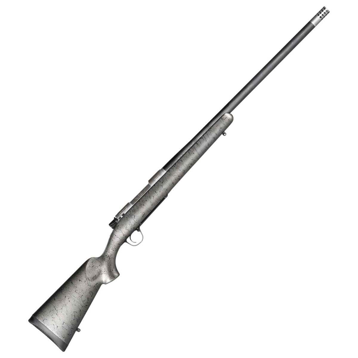 Christensen Arms Ridgeline Titanium Natural Titanium Left Hand Bolt Action Rifle - 7mm Remington Magnum - 24in - Metallic Gray with Black Webbing Christensen Arms Ridgeline Titanium Natural Titanium Left Hand Bolt Action Rifle - 7mm Remington Magnum - 24in - Metallic Gray with Black Webbing