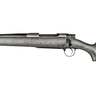 Christensen Arms Ridgeline Titanium Natural Titanium Left Hand Bolt Action Rifle - 7mm Remington Magnum - 24in - Metallic Gray with Black Webbing